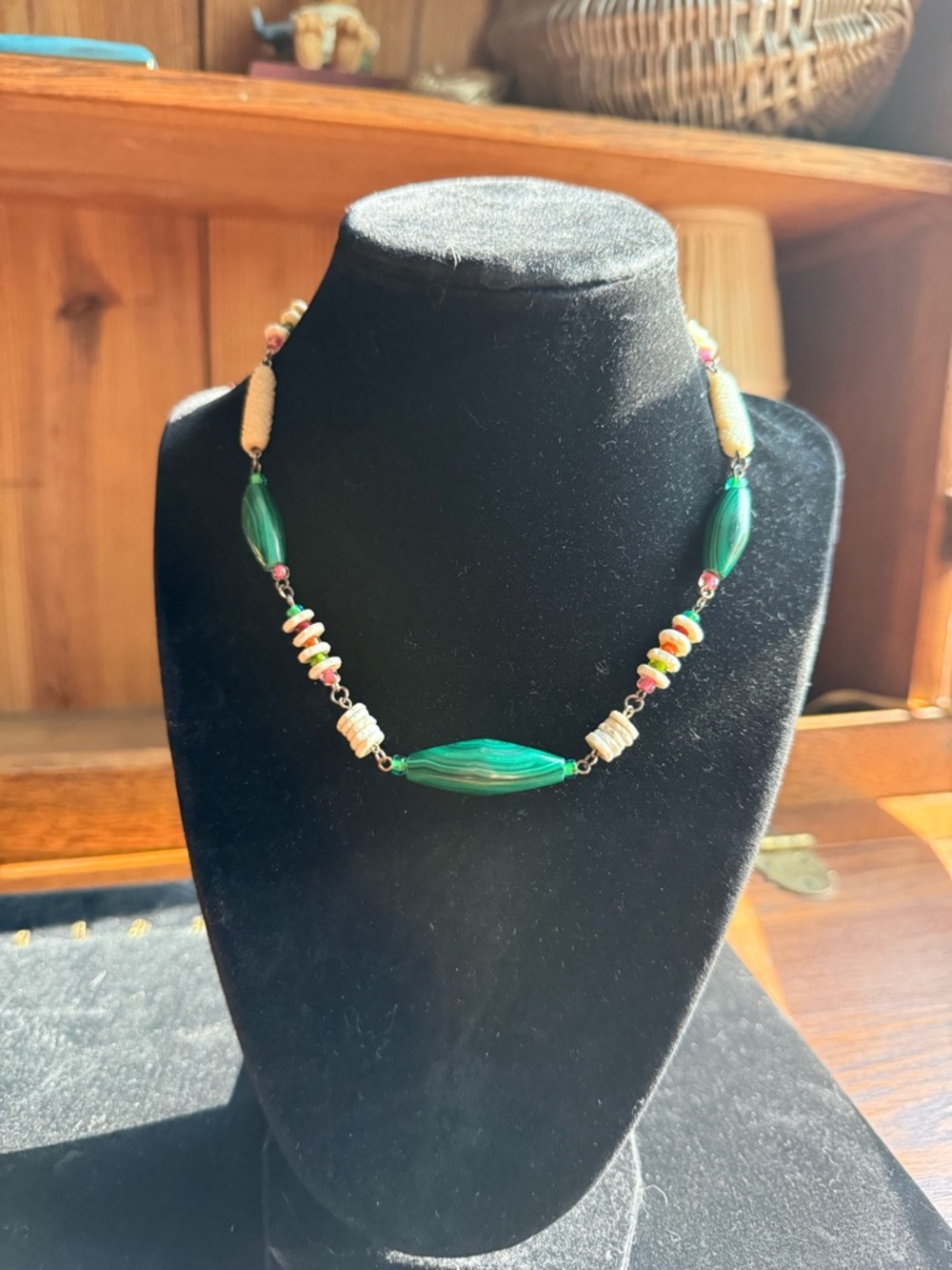 Vintage Multi-Colored Bead Necklace